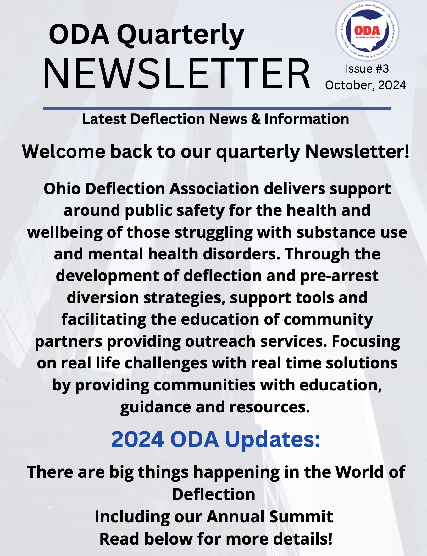 ODA Quarterly Newsletter, October 2024
