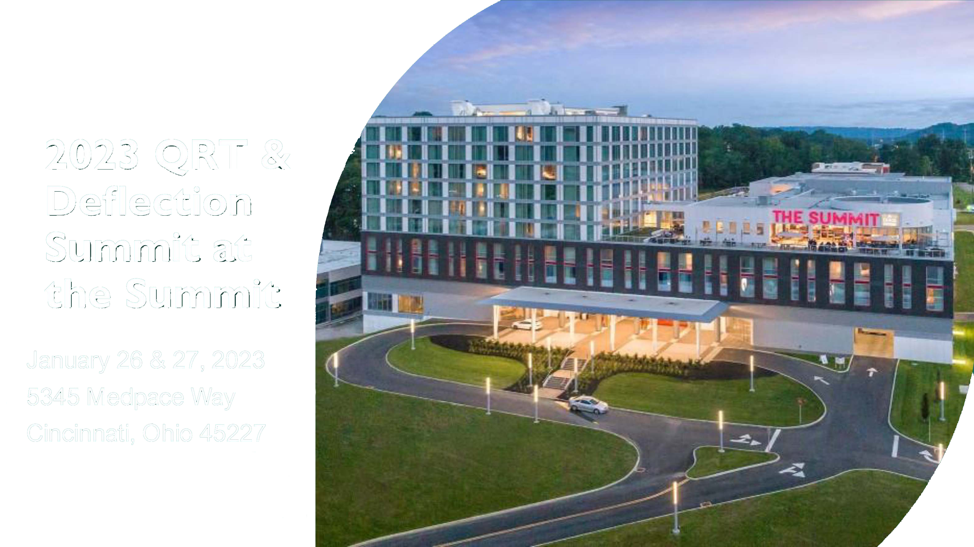 2023 QRT & DEFLECTION January 26 & 27, 2023 summit flyer ad